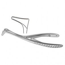 Martin Nasal Specula Bent Sidewards Stainless Steel, 12.5 cm - 5" Blade Length 17 mm